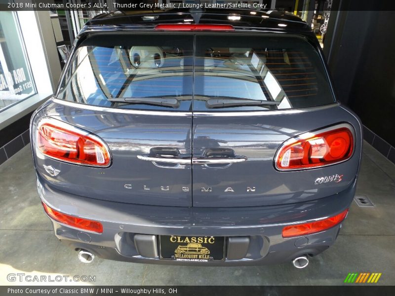 Thunder Grey Metallic / Lounge Leather/Satellite Grey 2018 Mini Clubman Cooper S ALL4
