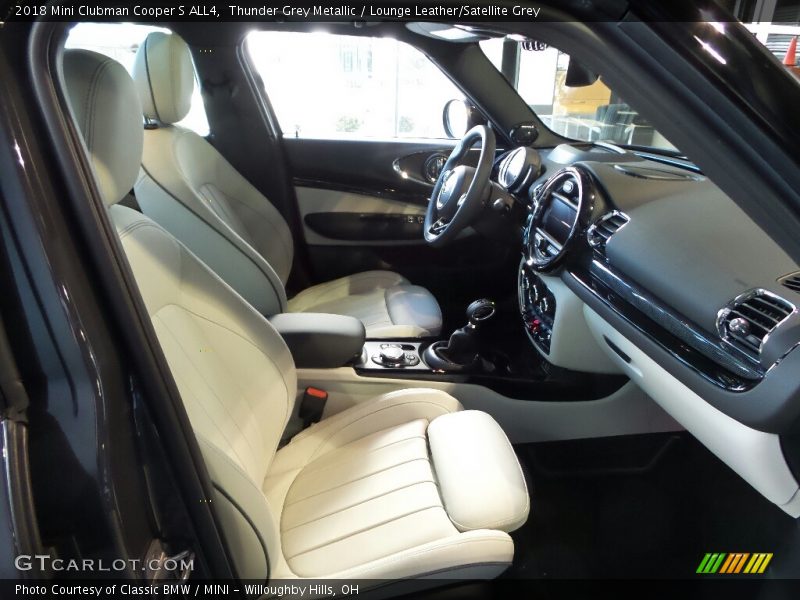 Thunder Grey Metallic / Lounge Leather/Satellite Grey 2018 Mini Clubman Cooper S ALL4