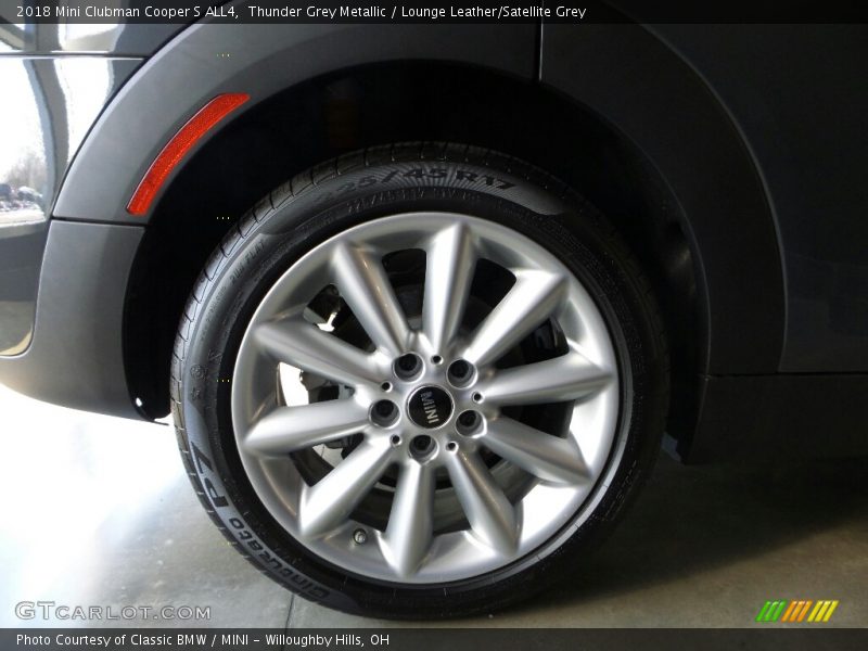 Thunder Grey Metallic / Lounge Leather/Satellite Grey 2018 Mini Clubman Cooper S ALL4