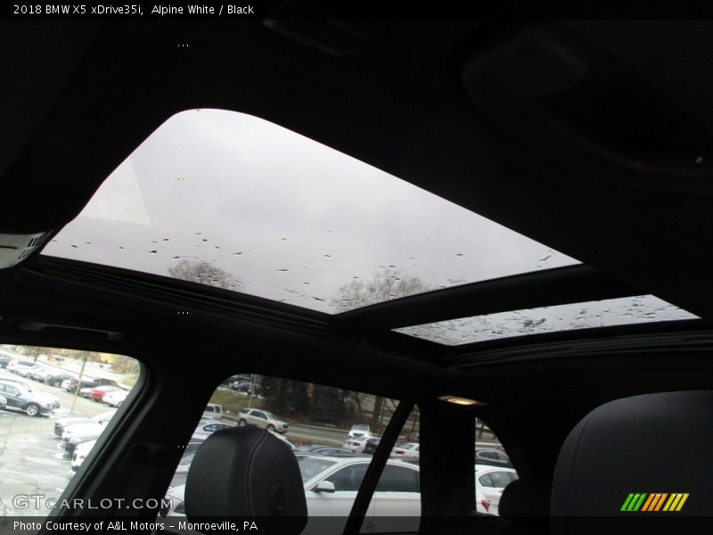 Alpine White / Black 2018 BMW X5 xDrive35i
