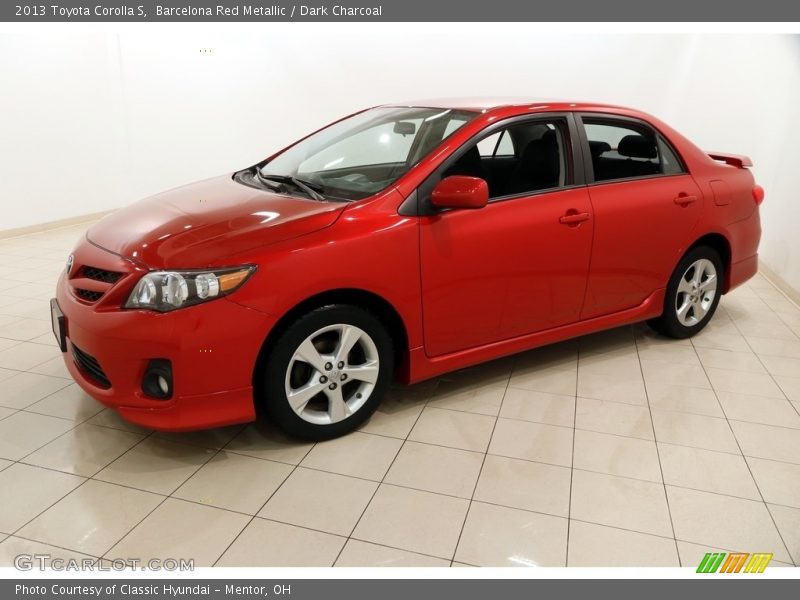 Barcelona Red Metallic / Dark Charcoal 2013 Toyota Corolla S