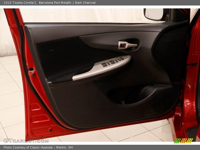 Barcelona Red Metallic / Dark Charcoal 2013 Toyota Corolla S