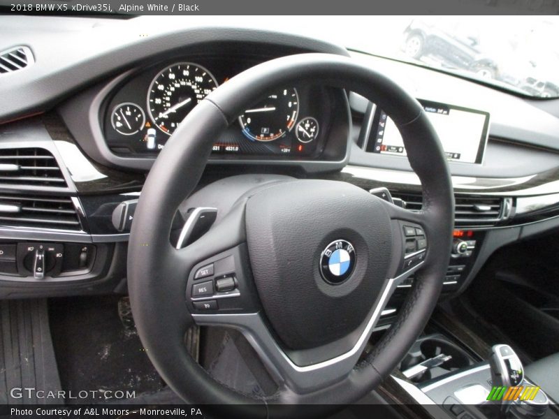 Alpine White / Black 2018 BMW X5 xDrive35i