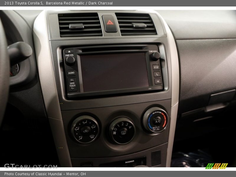 Barcelona Red Metallic / Dark Charcoal 2013 Toyota Corolla S