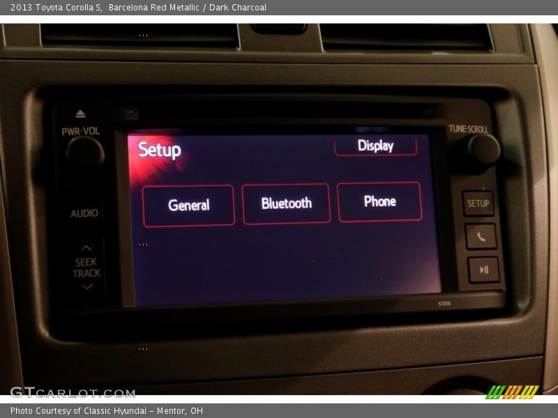 Barcelona Red Metallic / Dark Charcoal 2013 Toyota Corolla S