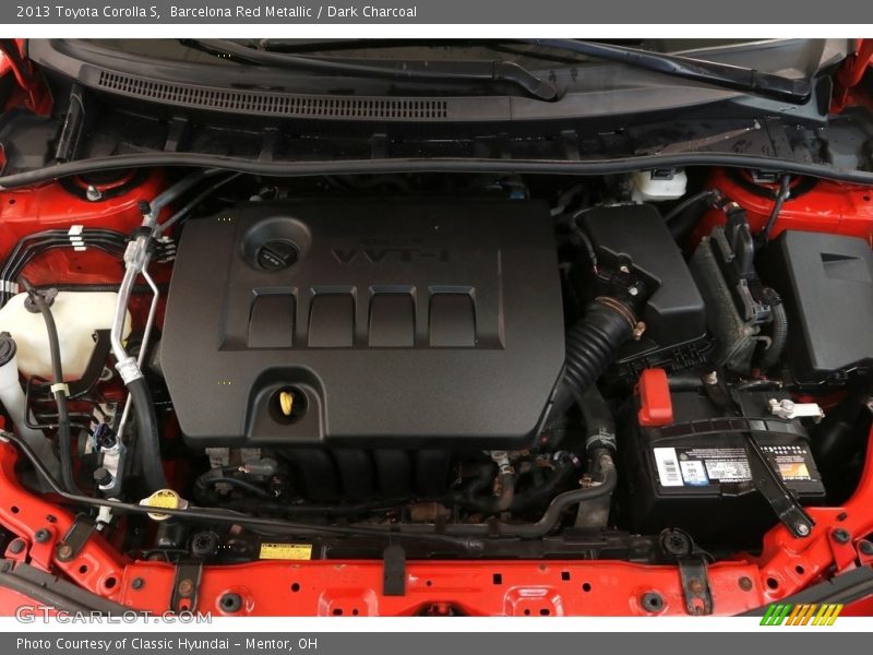 Barcelona Red Metallic / Dark Charcoal 2013 Toyota Corolla S