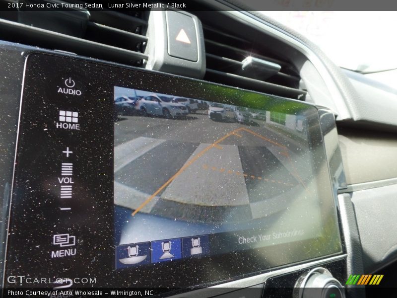 Lunar Silver Metallic / Black 2017 Honda Civic Touring Sedan