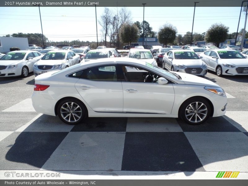 Diamond White Pearl / Camel 2017 Hyundai Azera