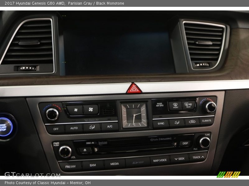 Parisian Gray / Black Monotone 2017 Hyundai Genesis G80 AWD