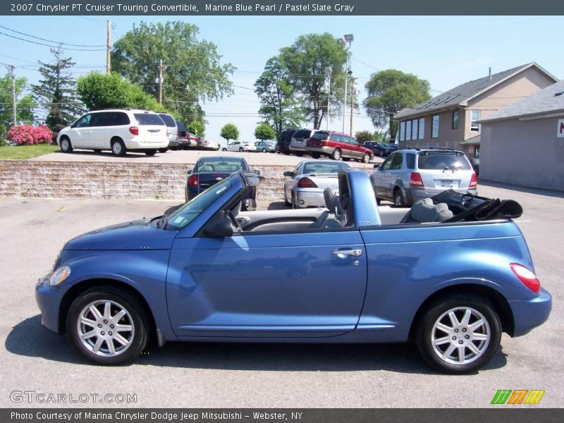 Marine Blue Pearl / Pastel Slate Gray 2007 Chrysler PT Cruiser Touring Convertible