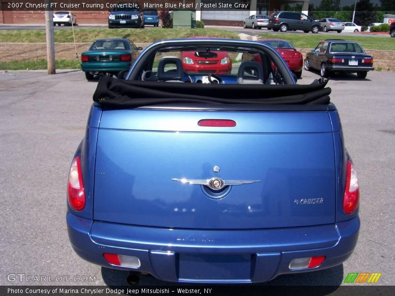 Marine Blue Pearl / Pastel Slate Gray 2007 Chrysler PT Cruiser Touring Convertible