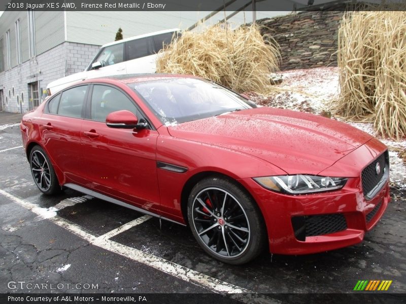 Firenze Red Metallic / Ebony 2018 Jaguar XE S AWD