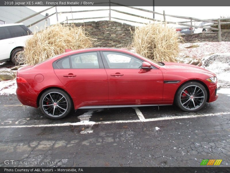 Firenze Red Metallic / Ebony 2018 Jaguar XE S AWD