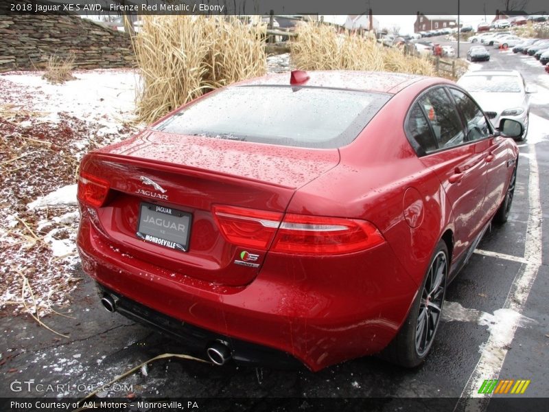 Firenze Red Metallic / Ebony 2018 Jaguar XE S AWD