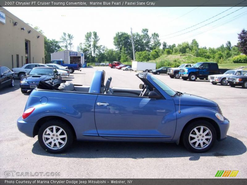 Marine Blue Pearl / Pastel Slate Gray 2007 Chrysler PT Cruiser Touring Convertible