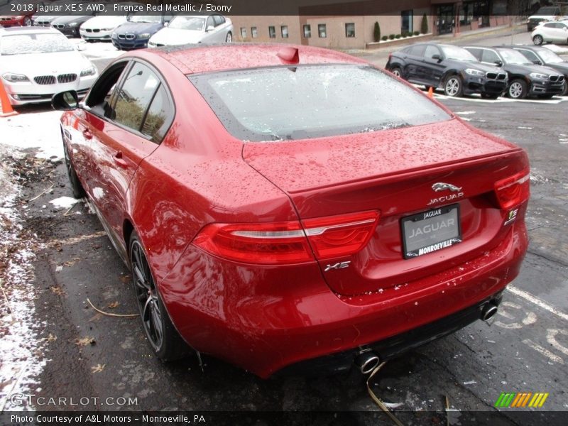 Firenze Red Metallic / Ebony 2018 Jaguar XE S AWD