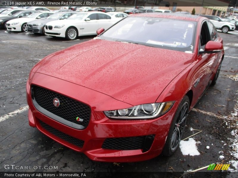 Firenze Red Metallic / Ebony 2018 Jaguar XE S AWD