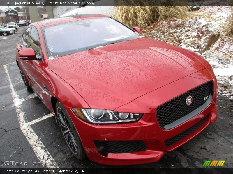 Firenze Red Metallic / Ebony 2018 Jaguar XE S AWD