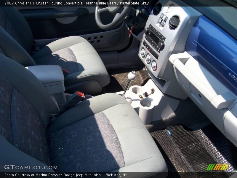 Marine Blue Pearl / Pastel Slate Gray 2007 Chrysler PT Cruiser Touring Convertible