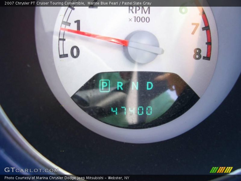 Marine Blue Pearl / Pastel Slate Gray 2007 Chrysler PT Cruiser Touring Convertible