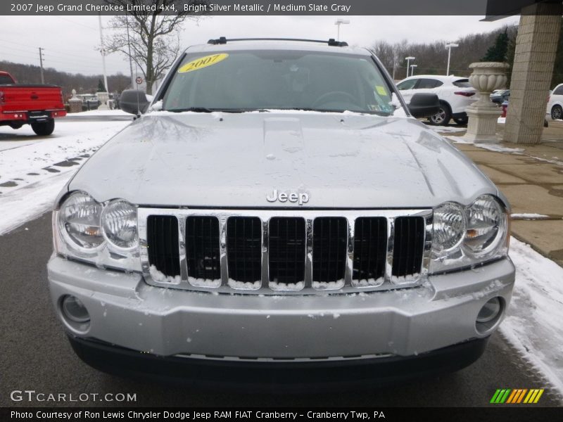 Bright Silver Metallic / Medium Slate Gray 2007 Jeep Grand Cherokee Limited 4x4