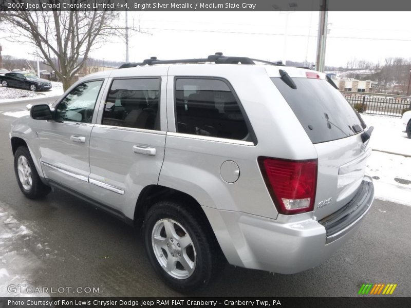 Bright Silver Metallic / Medium Slate Gray 2007 Jeep Grand Cherokee Limited 4x4