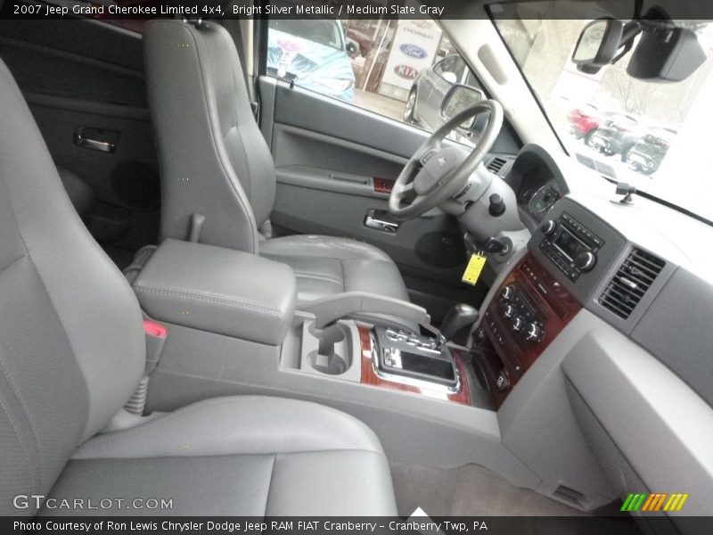 Bright Silver Metallic / Medium Slate Gray 2007 Jeep Grand Cherokee Limited 4x4