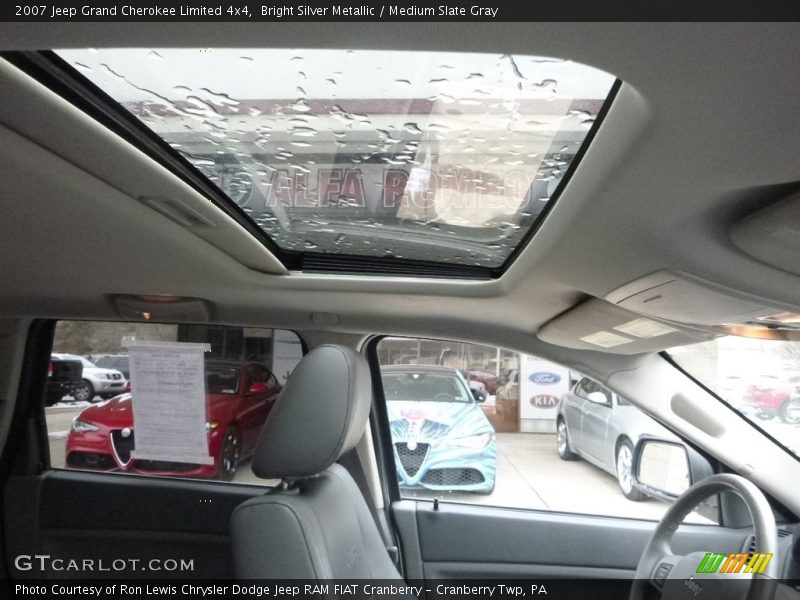 Bright Silver Metallic / Medium Slate Gray 2007 Jeep Grand Cherokee Limited 4x4