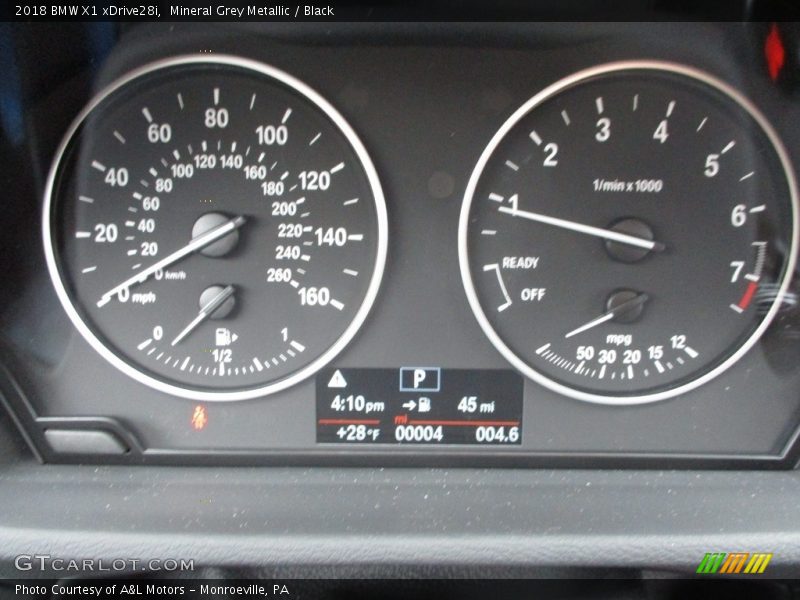 Mineral Grey Metallic / Black 2018 BMW X1 xDrive28i