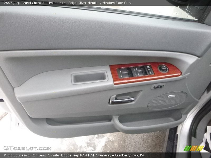 Bright Silver Metallic / Medium Slate Gray 2007 Jeep Grand Cherokee Limited 4x4