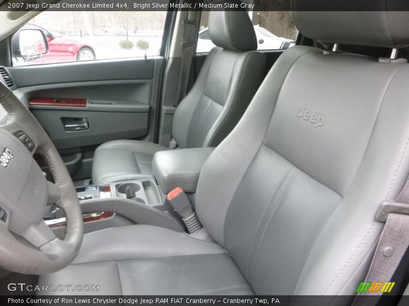 Bright Silver Metallic / Medium Slate Gray 2007 Jeep Grand Cherokee Limited 4x4