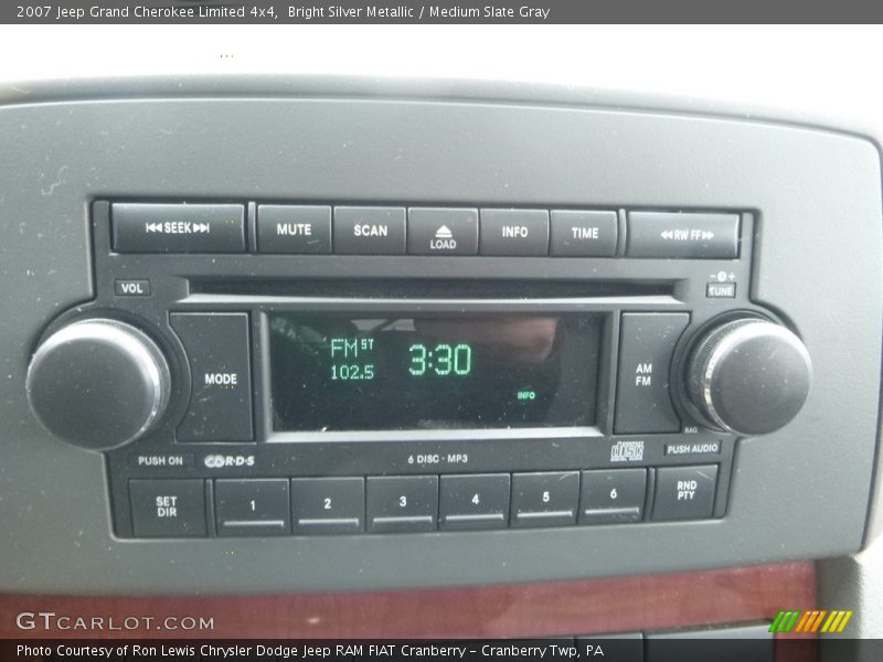 Bright Silver Metallic / Medium Slate Gray 2007 Jeep Grand Cherokee Limited 4x4