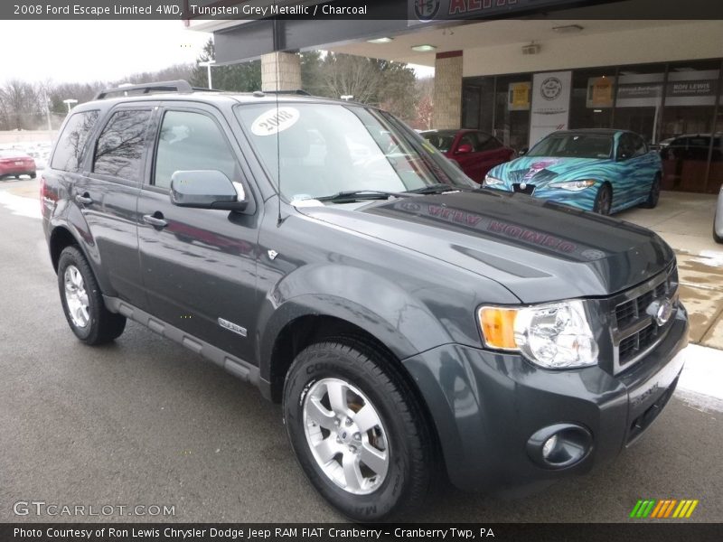 Tungsten Grey Metallic / Charcoal 2008 Ford Escape Limited 4WD