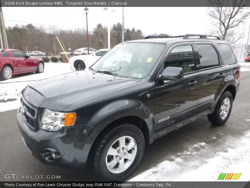 Tungsten Grey Metallic / Charcoal 2008 Ford Escape Limited 4WD