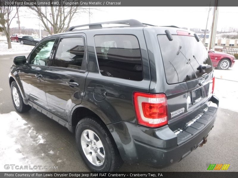 Tungsten Grey Metallic / Charcoal 2008 Ford Escape Limited 4WD
