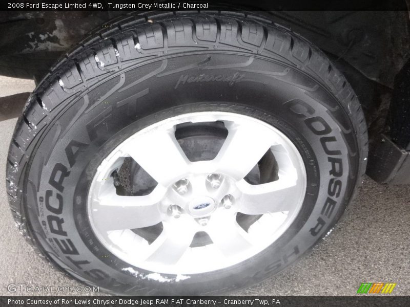 Tungsten Grey Metallic / Charcoal 2008 Ford Escape Limited 4WD