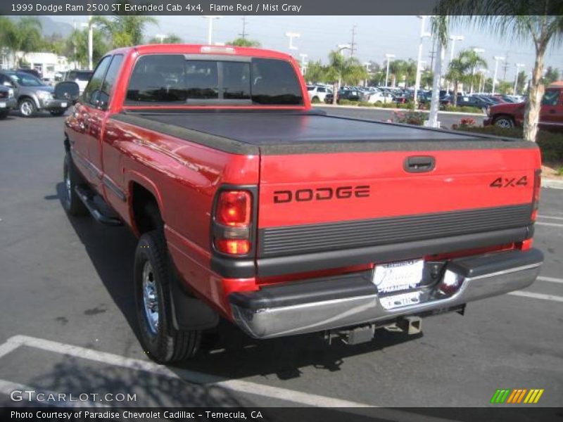 Flame Red / Mist Gray 1999 Dodge Ram 2500 ST Extended Cab 4x4