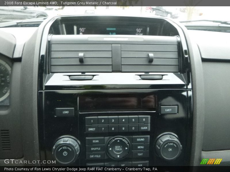 Tungsten Grey Metallic / Charcoal 2008 Ford Escape Limited 4WD