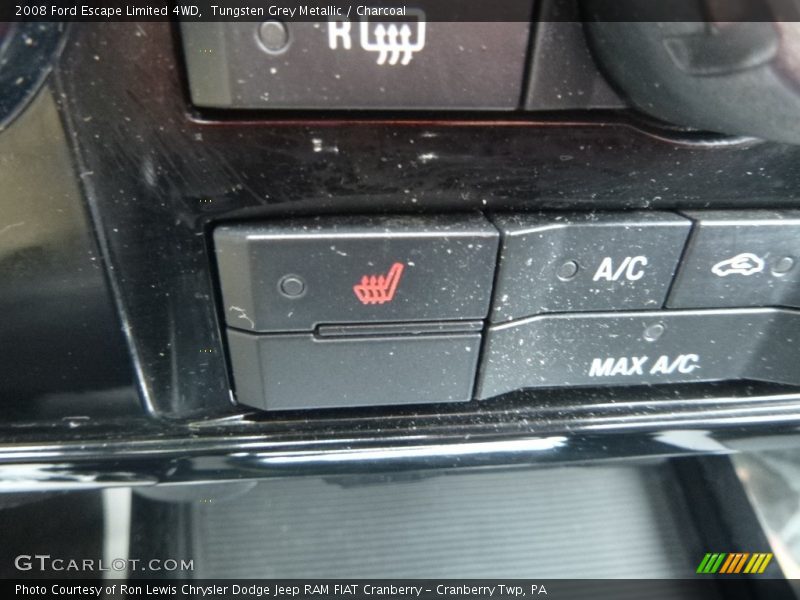 Tungsten Grey Metallic / Charcoal 2008 Ford Escape Limited 4WD