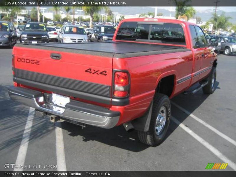 Flame Red / Mist Gray 1999 Dodge Ram 2500 ST Extended Cab 4x4