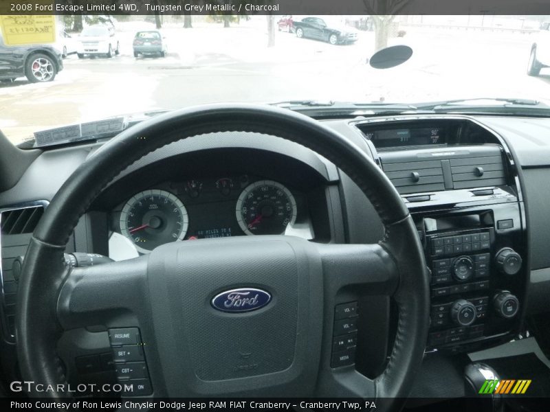 Tungsten Grey Metallic / Charcoal 2008 Ford Escape Limited 4WD