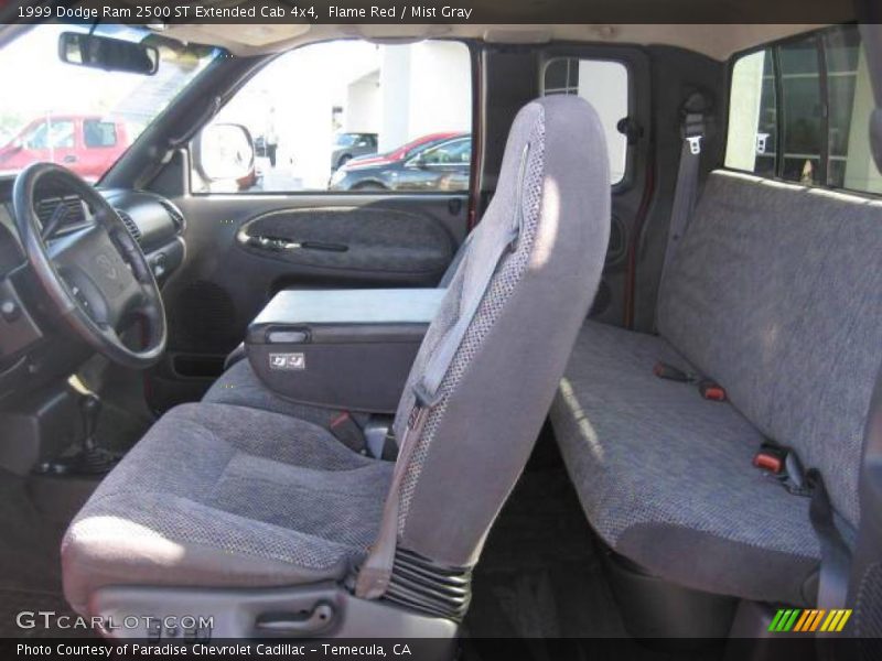 Flame Red / Mist Gray 1999 Dodge Ram 2500 ST Extended Cab 4x4