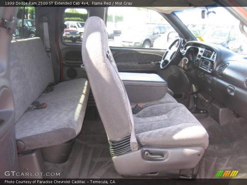 Flame Red / Mist Gray 1999 Dodge Ram 2500 ST Extended Cab 4x4