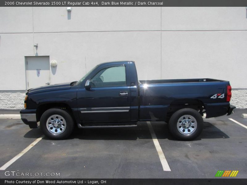 Dark Blue Metallic / Dark Charcoal 2006 Chevrolet Silverado 1500 LT Regular Cab 4x4