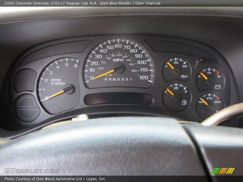 Dark Blue Metallic / Dark Charcoal 2006 Chevrolet Silverado 1500 LT Regular Cab 4x4