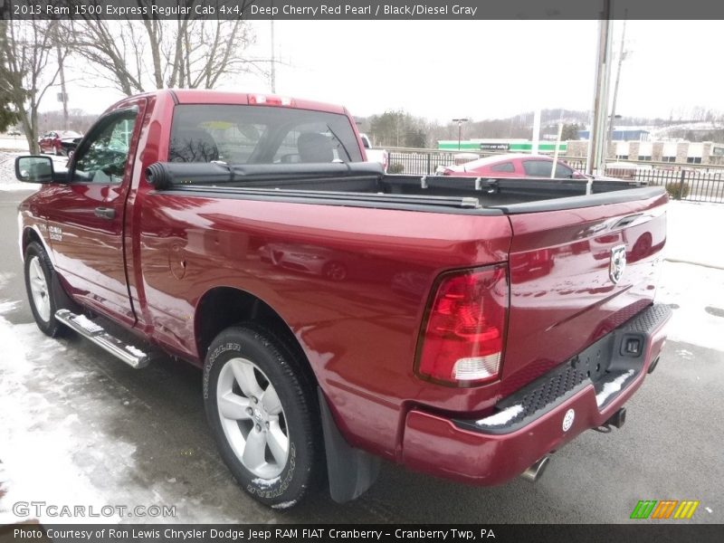 Deep Cherry Red Pearl / Black/Diesel Gray 2013 Ram 1500 Express Regular Cab 4x4