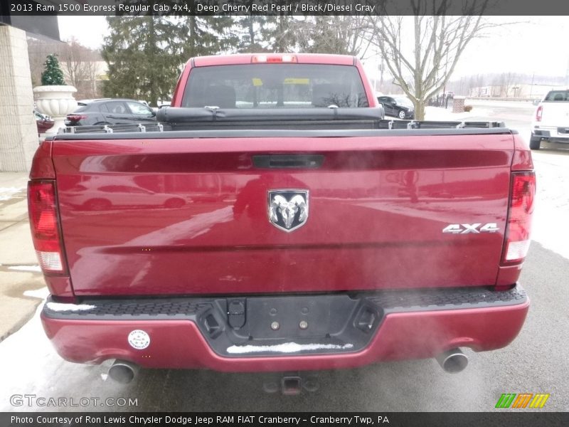 Deep Cherry Red Pearl / Black/Diesel Gray 2013 Ram 1500 Express Regular Cab 4x4