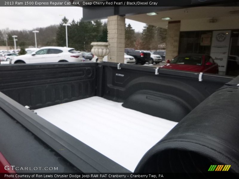 Deep Cherry Red Pearl / Black/Diesel Gray 2013 Ram 1500 Express Regular Cab 4x4