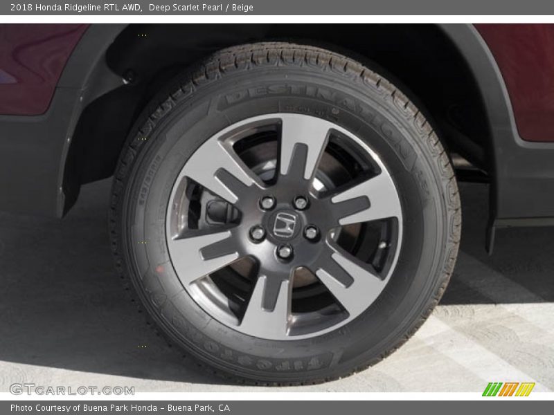 2018 Ridgeline RTL AWD Wheel