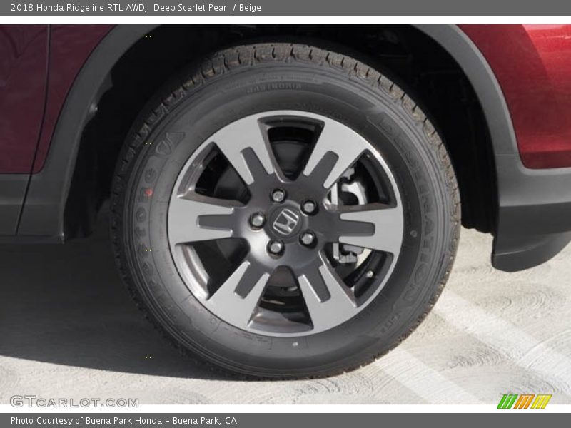  2018 Ridgeline RTL AWD Wheel